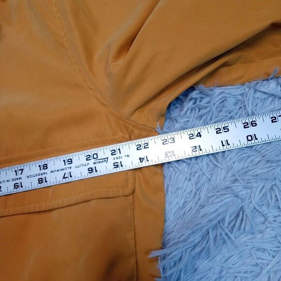 Vintage Faconnable Jacket Mens S Yellow Ribbing Wool Blend Water Resistant - Picture 3 of 12